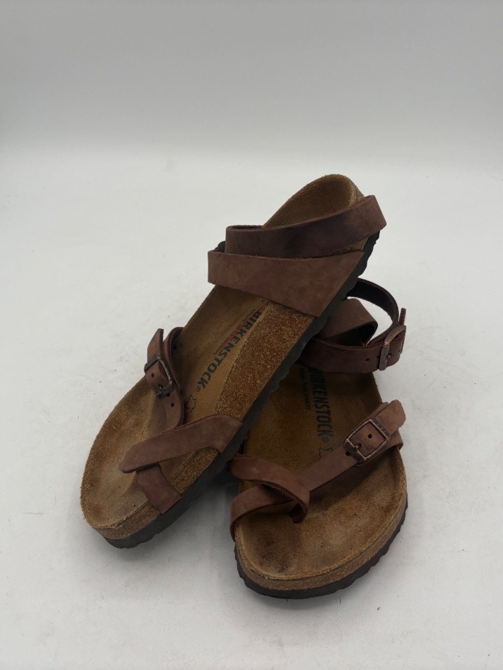Birkenstock Yara Ankle Strap Sandals Brown Leather Bohemian EU 38- US 7.5-8 - Picture 12 of 15